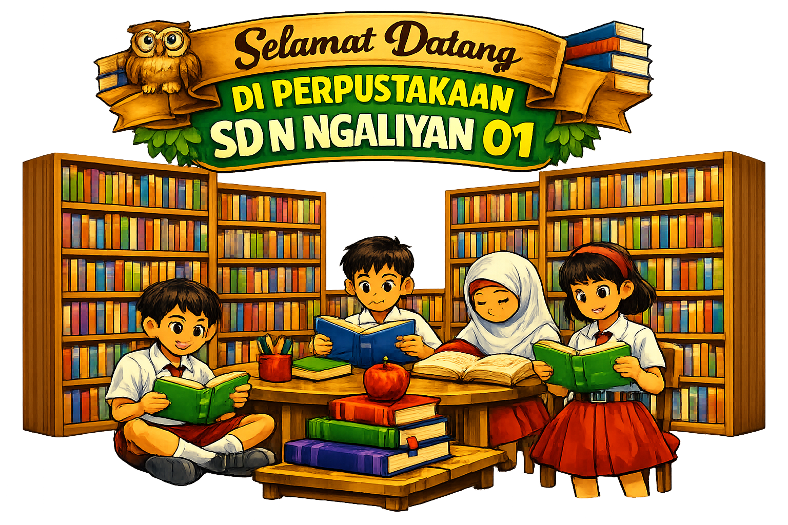Perpustakaan SD N Ngaliyan 01