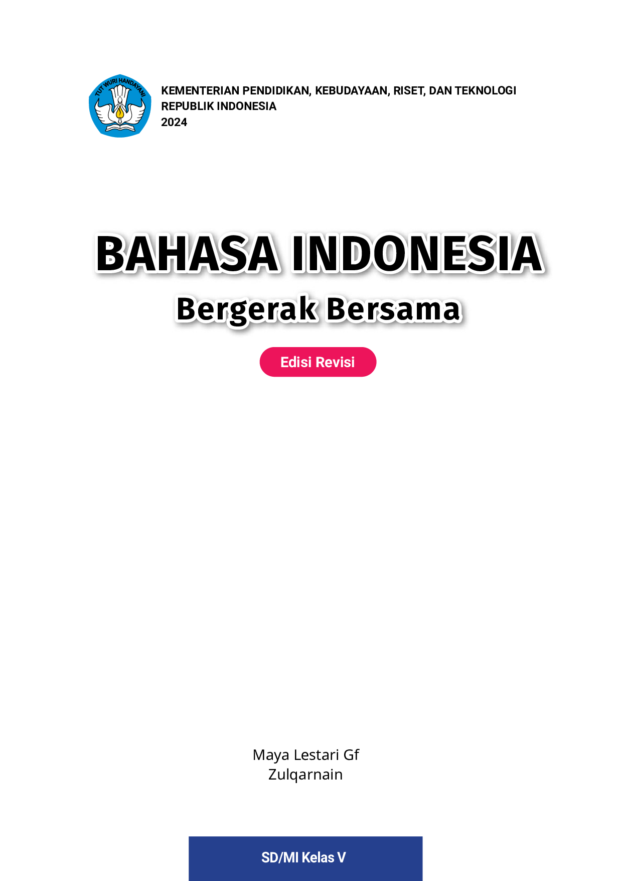 Buku Bahasa Indonesia Kelas 5 Kurikulum Merdeka
